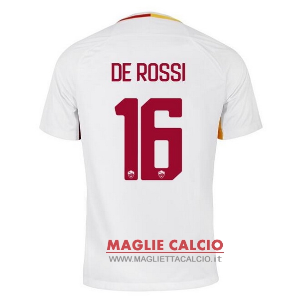 nuova maglietta roma 2017-2018 de rossi 16 seconda